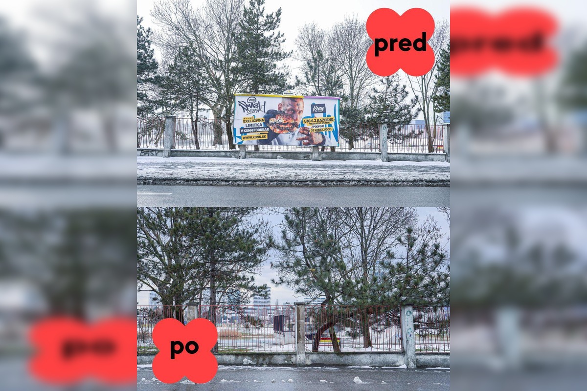 FOTO: Bratislava kričí preč vizuálnom smogom. Mesto od začiatku roka zrušilo viac ako 40 bilbordov, foto 13