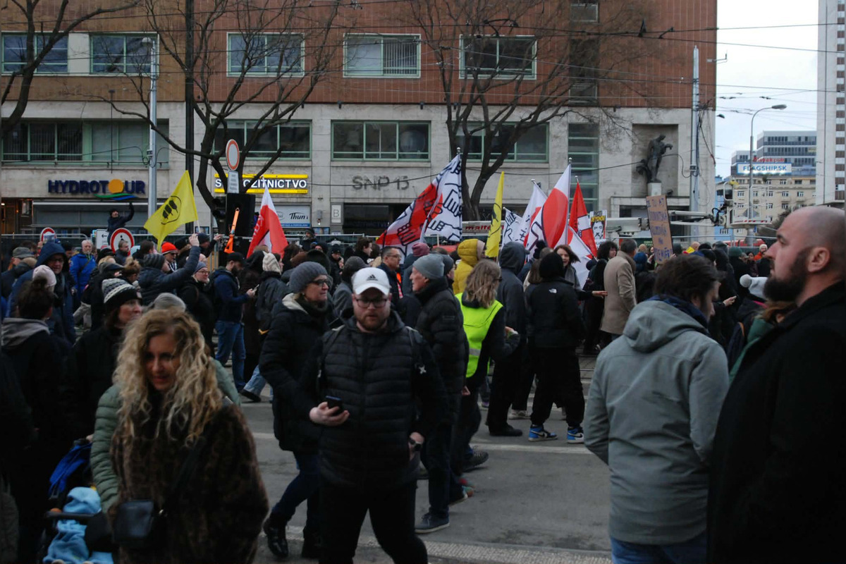 FOTO: Na Námestí slobody v Bratislave prebieha kultúrny protest, foto 21