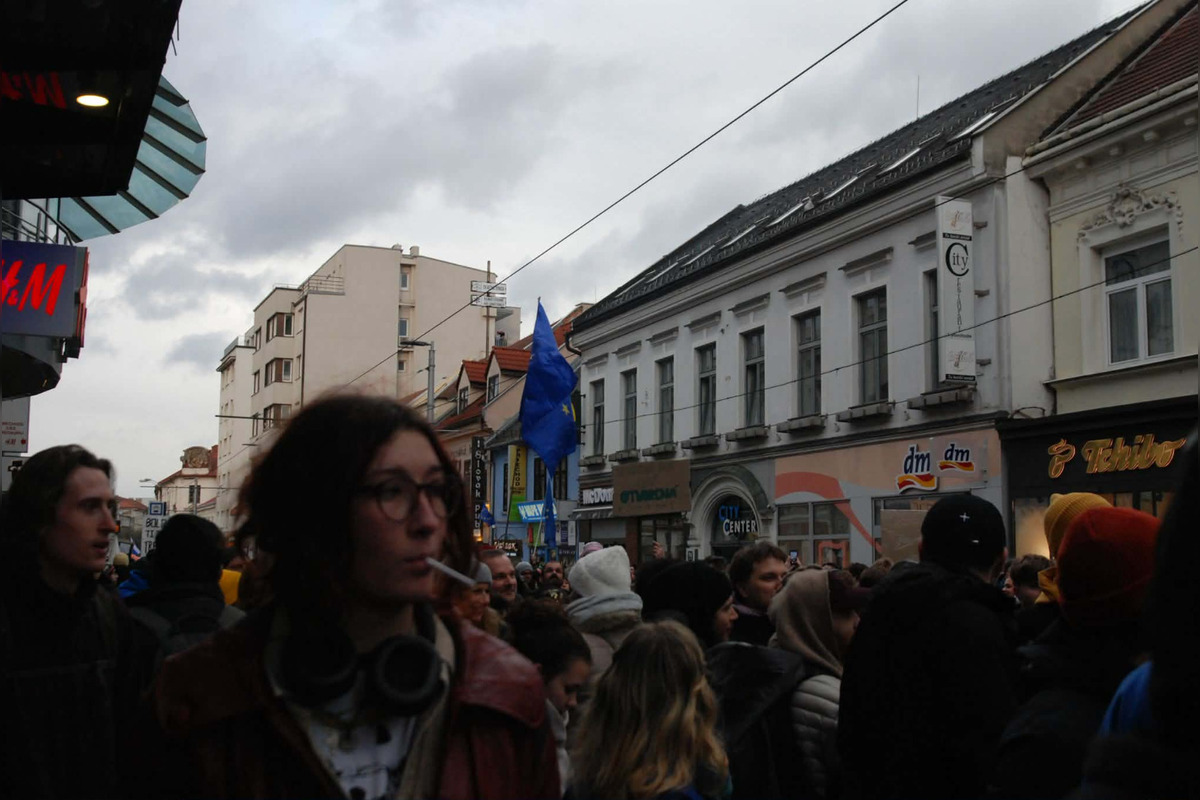 FOTO: Na Námestí slobody v Bratislave prebieha kultúrny protest, foto 24