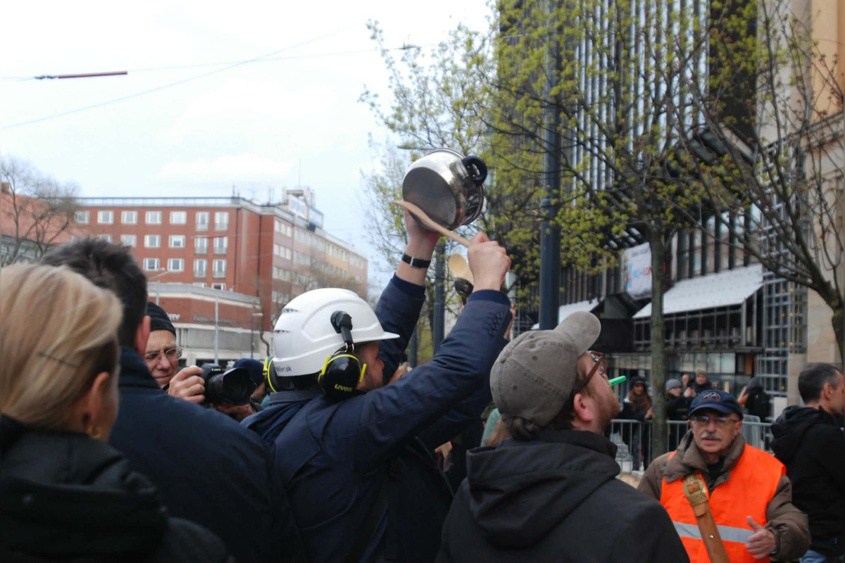 FOTO: Na Námestí slobody v Bratislave prebieha kultúrny protest, foto 28