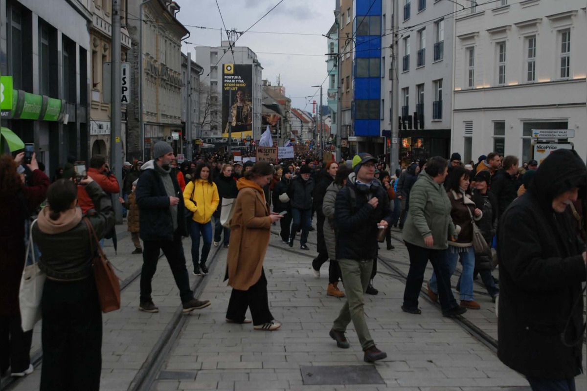 FOTO: Na Námestí slobody v Bratislave prebieha kultúrny protest, foto 31