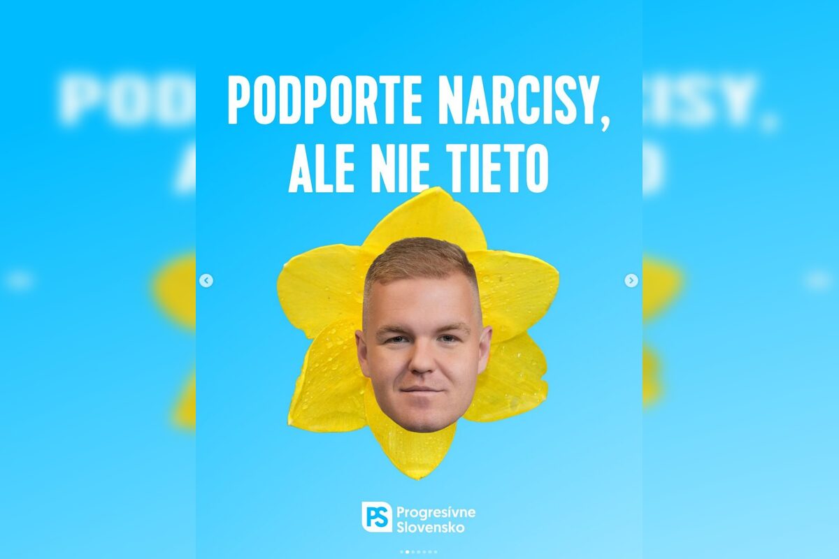 FOTO: Vtip Progresívneho Slovenska na Deň narcisov vyvolal pobúrenie, foto 2
