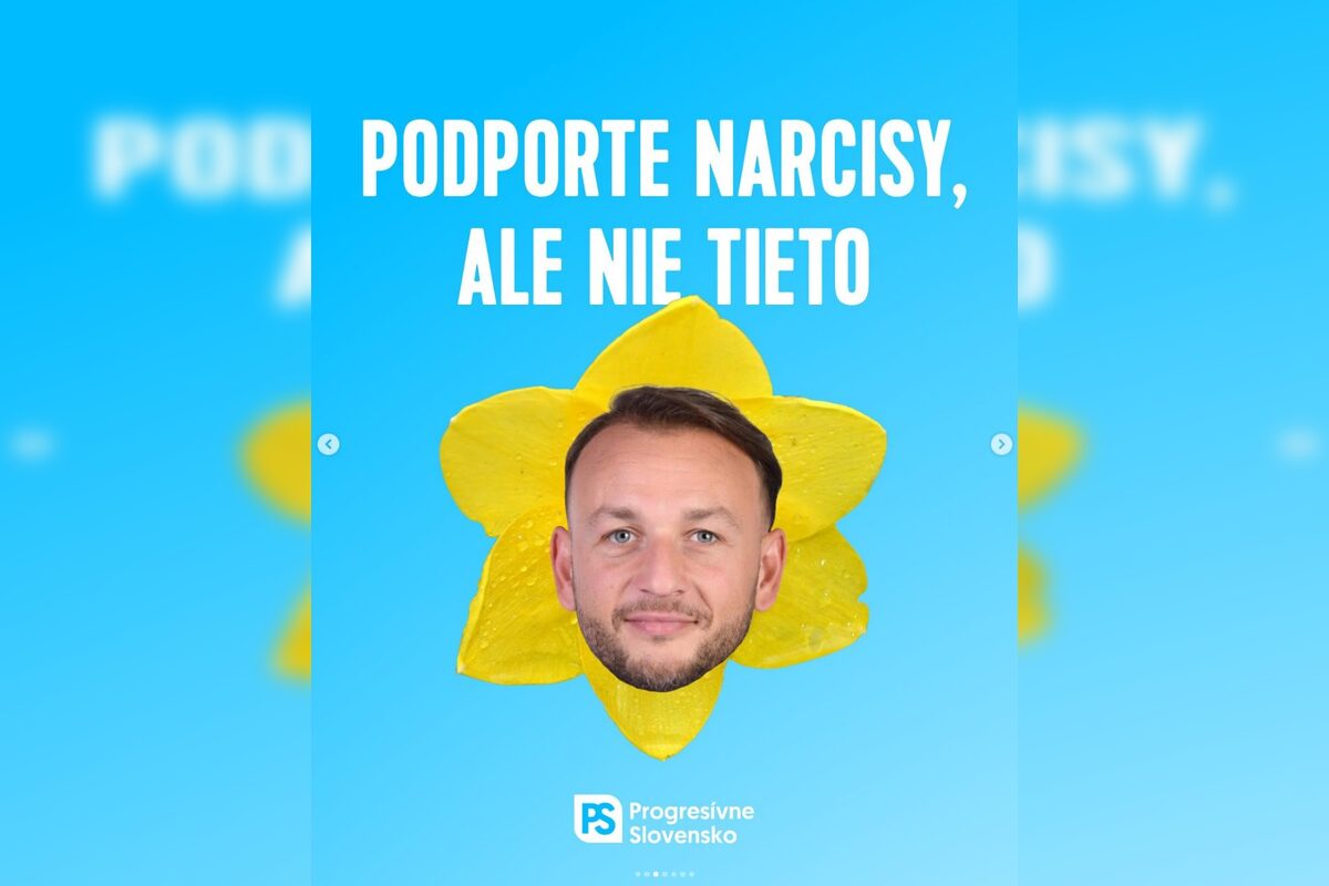 FOTO: Vtip Progresívneho Slovenska na Deň narcisov vyvolal pobúrenie, foto 3