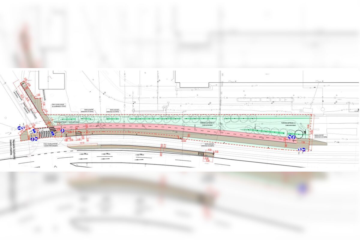 FOTO: Zanedbané parkovisko v Krasňanoch sa mení na moderný priestor. Revitalizácia pred depom finišuje, foto 9