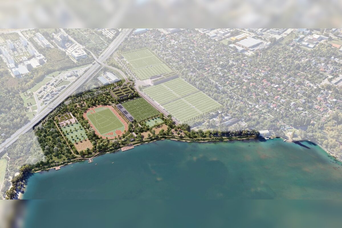 FOTO: Na bratislavských Zlatých pieskoch pribudne 7 futbalových ihrísk, atletický štadión či multišportová aréna, foto 1