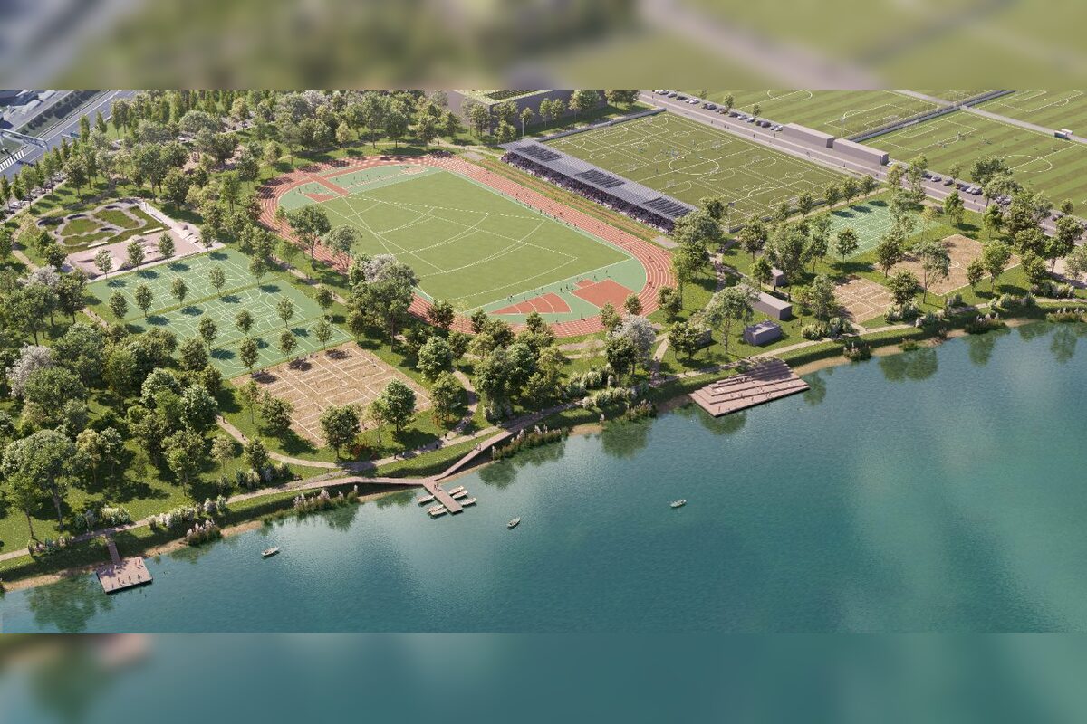 FOTO: Na bratislavských Zlatých pieskoch pribudne 7 futbalových ihrísk, atletický štadión či multišportová aréna, foto 2