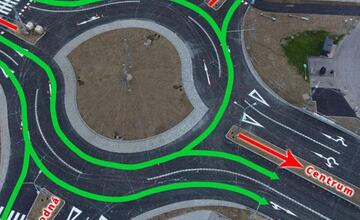 FOTO: NÁVOD: Viete, ako správne prejsť turbo-okružnou križovatkou? 