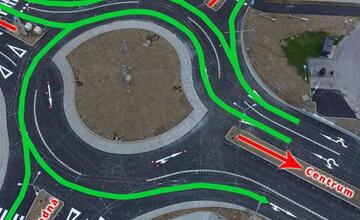 FOTO: NÁVOD: Viete, ako správne prejsť turbo-okružnou križovatkou? 