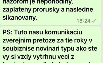 FOTO: Komunikácia medzi Rytmusom a novinárom portálu Aktuality