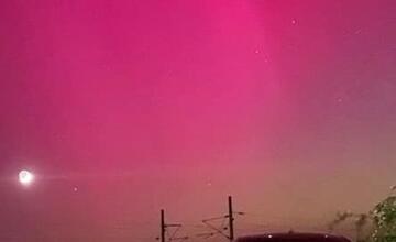 FOTO: Divadlo na oblohe. Takto vyzerala polárna žiara v Bratislavskom kraji