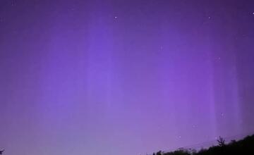 FOTO: Divadlo na oblohe. Takto vyzerala polárna žiara v Bratislavskom kraji