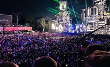 FOTO: Jean-Michel Jarre v Bratislave