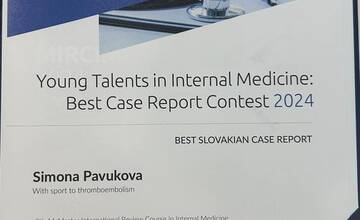 FOTO: Doktorka Pavúková z Univerzitnej nemocnice Bratislava na medzinárodnej konferencii