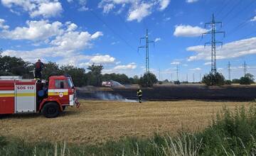 FOTO: V Podunajských Biskupiciach horelo pole