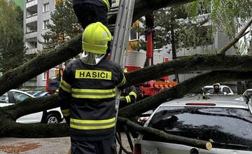 FOTO: Zásahy hasičov po extrémnom počasí v Lamači