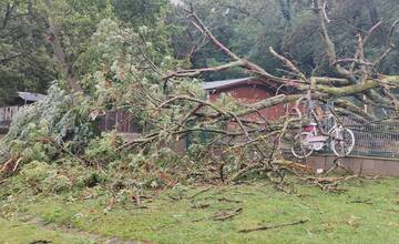 FOTO: Slobodu zvierat zaplavila voda, na výbehy spadol strom