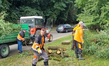 FOTO: V Stupave odstraňujú následky povodní. Mesto má to najhoršie za sebou