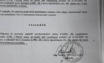 FOTO: Pán Farkaš býva na Obchodnej už 40 rokov. Pre zlý variabilný symbol ho chce samospráva vysťahovať