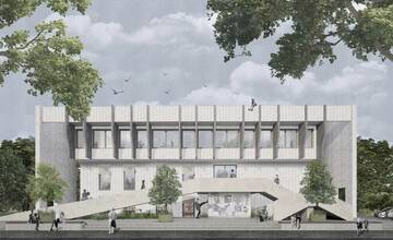 FOTO: Vizualizácia rekonštrukcie radnice v Prievoze a DK v Trnávke