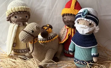 FOTO: Háčkovaný Betlehem od šikovnej študentky Ivety