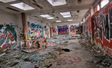 FOTO: Budova bývalej pošty v Dúbravke vyzerá ako z hororu