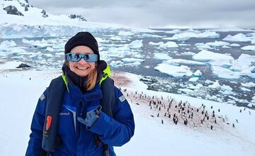 FOTO: Bratislavčanka Michaela Musilová absolvuje expedíciu na Antarktídu