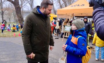 FOTO: Novoročná mulčovačka 2025 v Sade Janka Kráľa v Petržalke