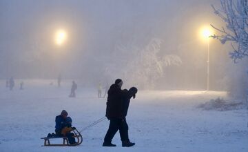 FOTO: Hmla nevadí, boby to istia! Takto vyzerajú večerné sánkovačky na Kamzíku