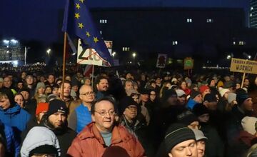 FOTO: Protest v Bratislave