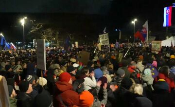 FOTO: Protest v Bratislave