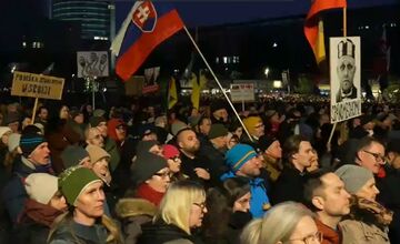FOTO: Protest v Bratislave