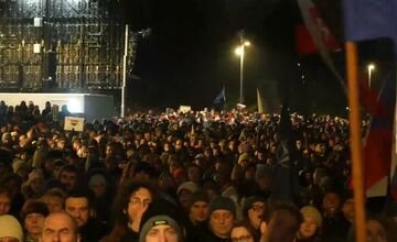 FOTO: Protest v Bratislave