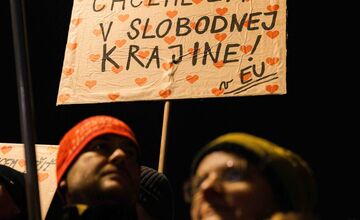 FOTO: Protest v Bratislave