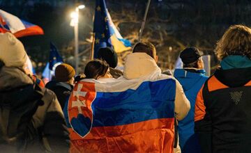 FOTO: Protest v Bratislave