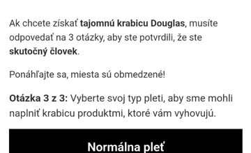 FOTO: Dávajte si pozor na podvodnú reklamu. Chcú predať kozmetiku Douglasu