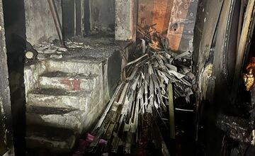 FOTO: Požiar garáže v Petržalke