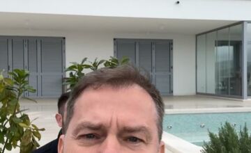 FOTO: Matovič ukázal údajnú vilu Roberta Fica v Chorvátsku