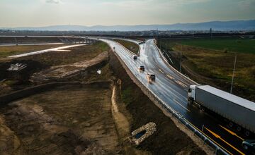 FOTO: Križovatka diaľnic D1 a D4 z vtáčej perspektívy