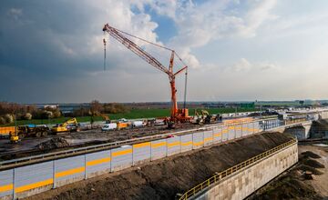 FOTO: Križovatka diaľnic D1 a D4 z vtáčej perspektívy