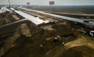 FOTO: Križovatka diaľnic D1 a D4 z vtáčej perspektívy