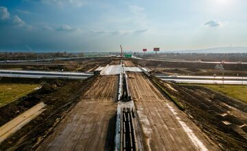 FOTO: Križovatka diaľnic D1 a D4 z vtáčej perspektívy