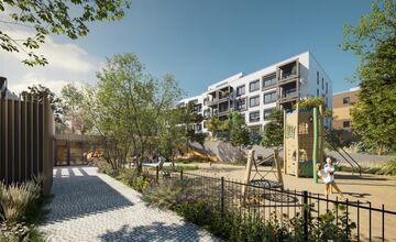 FOTO: Nová štvrť Sýkorky v Záhorskej Bystrici