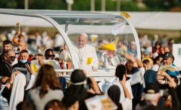 FOTO: Stretnutie s pápežom Františkom v Bratislave