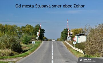FOTO: Polícia uzatvorí priecestia na Záhorí