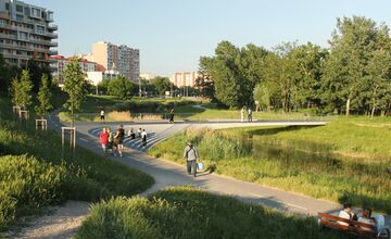 FOTO: Plánované lávky cez Chorvátske rameno v Petržalke