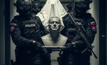 FOTO: Internet sa baví na Machalovom „únose“ busty. Čo vtipkári pripravili?