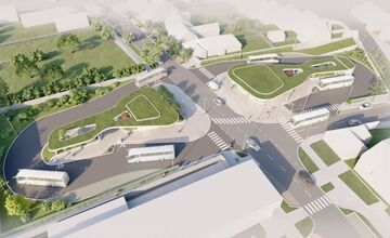 FOTO: Vizuál novej autobusovej stanice v Senci