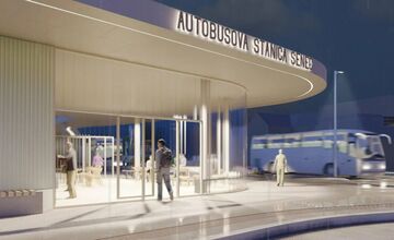 FOTO: Vizuál novej autobusovej stanice v Senci