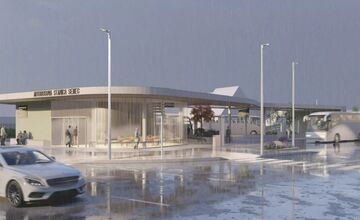 FOTO: Vizuál novej autobusovej stanice v Senci