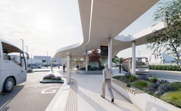 FOTO: Vizuál novej autobusovej stanice v Senci